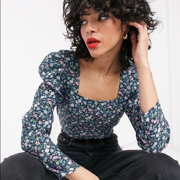 NWT & Other Stories Floral Blouse - Picture 3 of 7